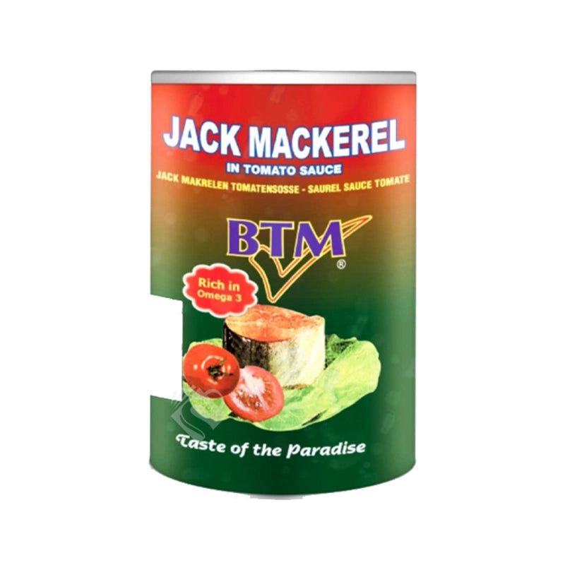 BTM Jack Mackerel In Tomato Sauce 425g^ - Shaalis.com