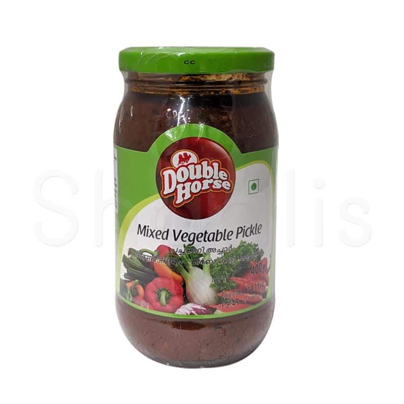 Double Horse Mixed Vegetable Pickle 400g^ - Shaalis.com