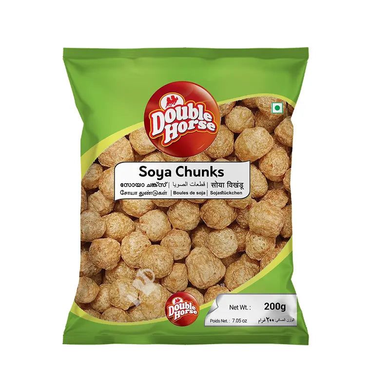 Double Horse Soya Chunks 200g^ - Shaalis.com