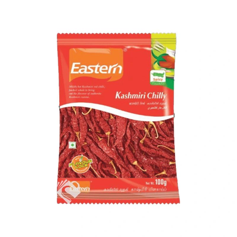 Eastern Kashmiri Chilli Whole 100g^ - Shaalis.com