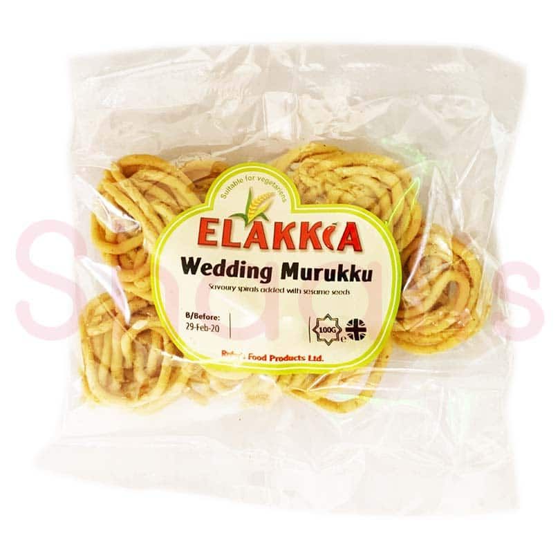 Elakkia Wedding Murukku 100g^ - Shaalis.com