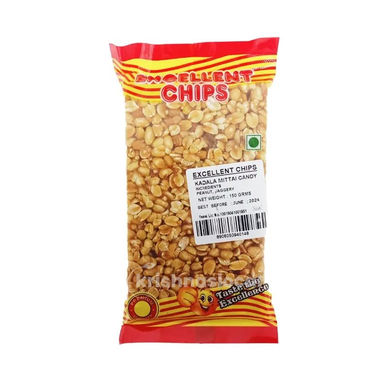 Excellent chips Kadala Mittai Candy 150g^ - Shaalis.com