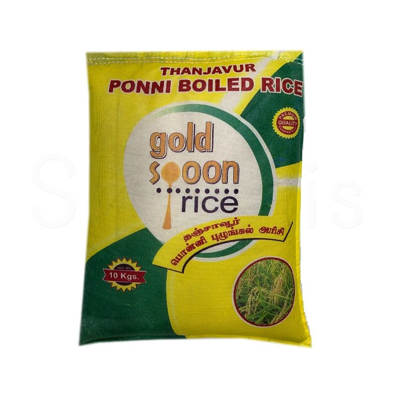 Gold Spoon Thanjavur Ponni Boiled Rice 10kg^ - Shaalis.com