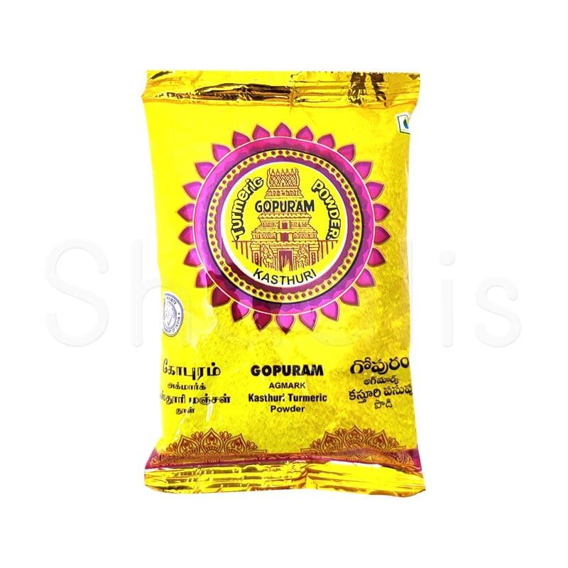 Gopuram Kasthuri Manjal Powder (Packet) 40g - Shaalis.com