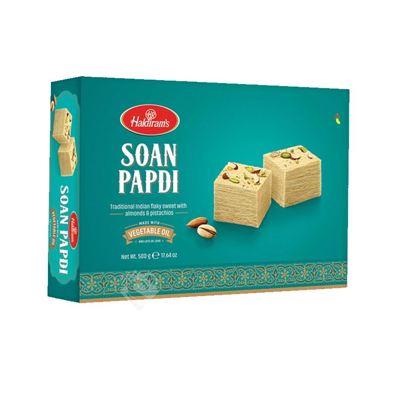 Haldiram Soan Papdi Almond Pista 500g^ - Shaalis.com