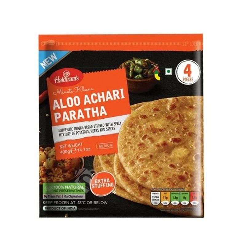 Haldirams Aloo Achari Paratha 400g^ - Shaalis.com