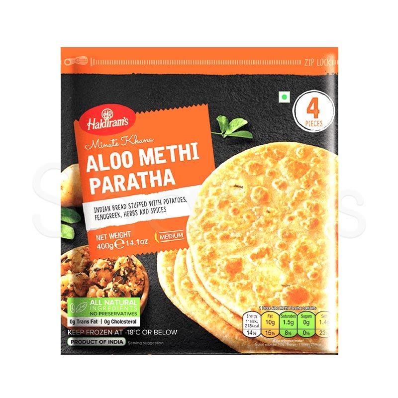 Haldirams Aloo Methi Paratha 400g - Shaalis.com