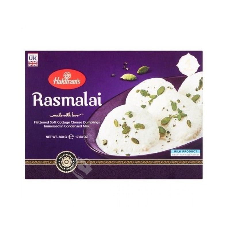 Haldirams Kesar Rasmalai 500g^ - Shaalis.com