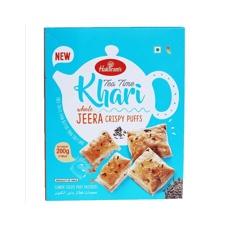 Haldirams Khari Whole Jeera Crispy Puffs 200g^ - Shaalis.com