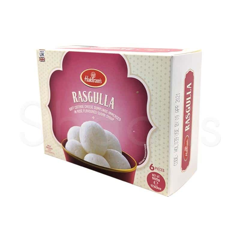 Haldirams Rasgulla 500g (6 Pieces)^ - Shaalis.com