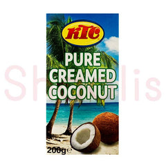 KTC Pure Creamed Coconut 200g^ - Shaalis.com