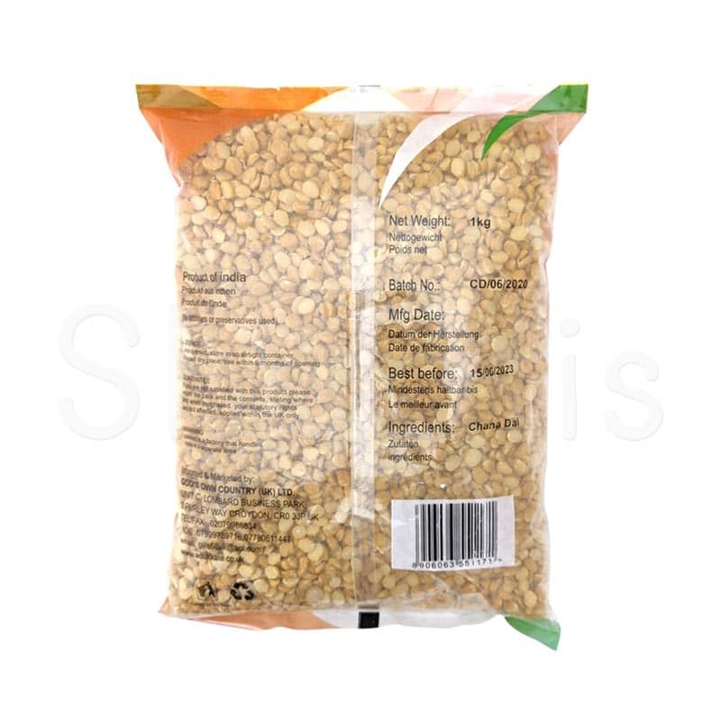 Kerala Taste Chana Dhal 1kg - Shaalis.com