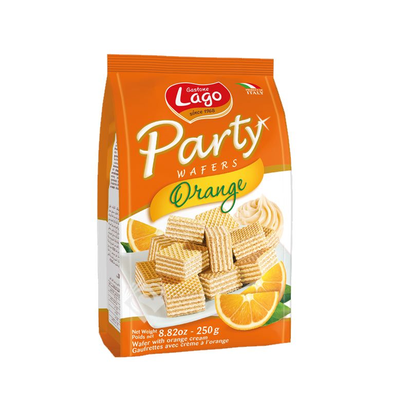 Lago Orange Party Wafers 250g^ - Shaalis.com