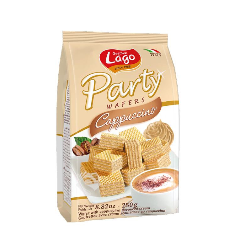 Lago Party Cappuccino Wafers 250g^ - Shaalis.com