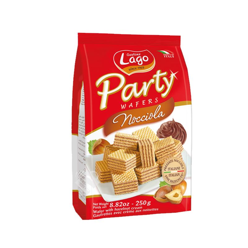 Lago Party Nocciola Wafers 250g^ - Shaalis.com