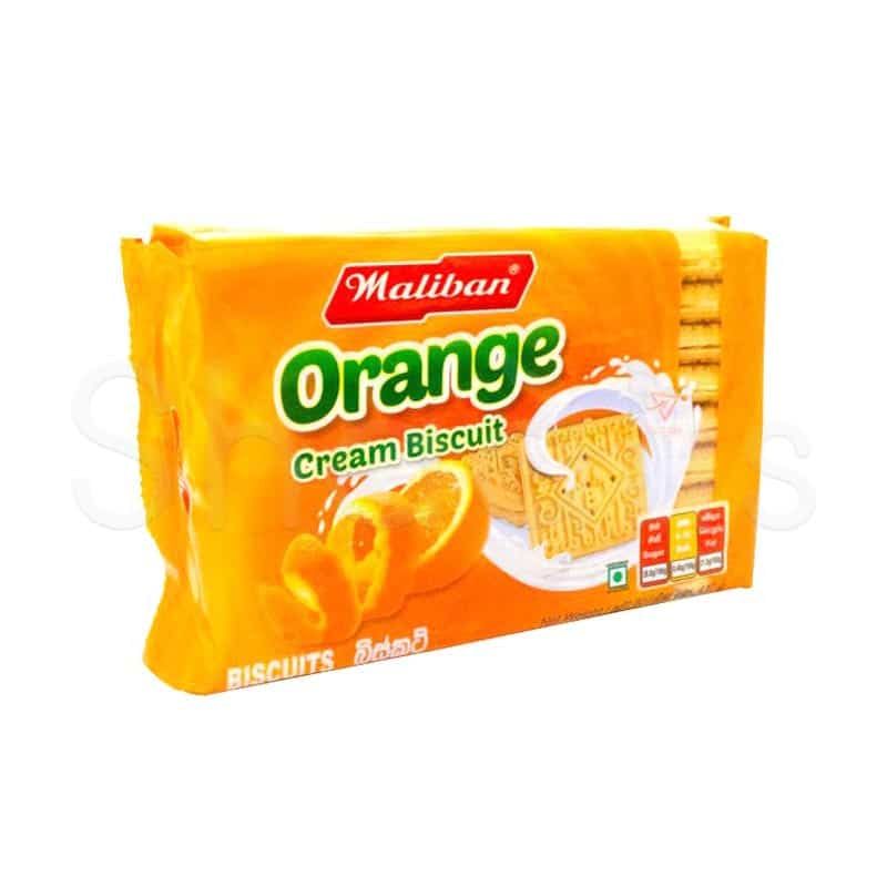 Maliban Orange Cream Sandwich Biscuit 500g^ - Shaalis.com