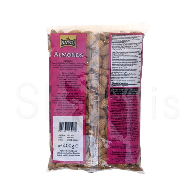 Natco Almonds 400g^ - Shaalis.com