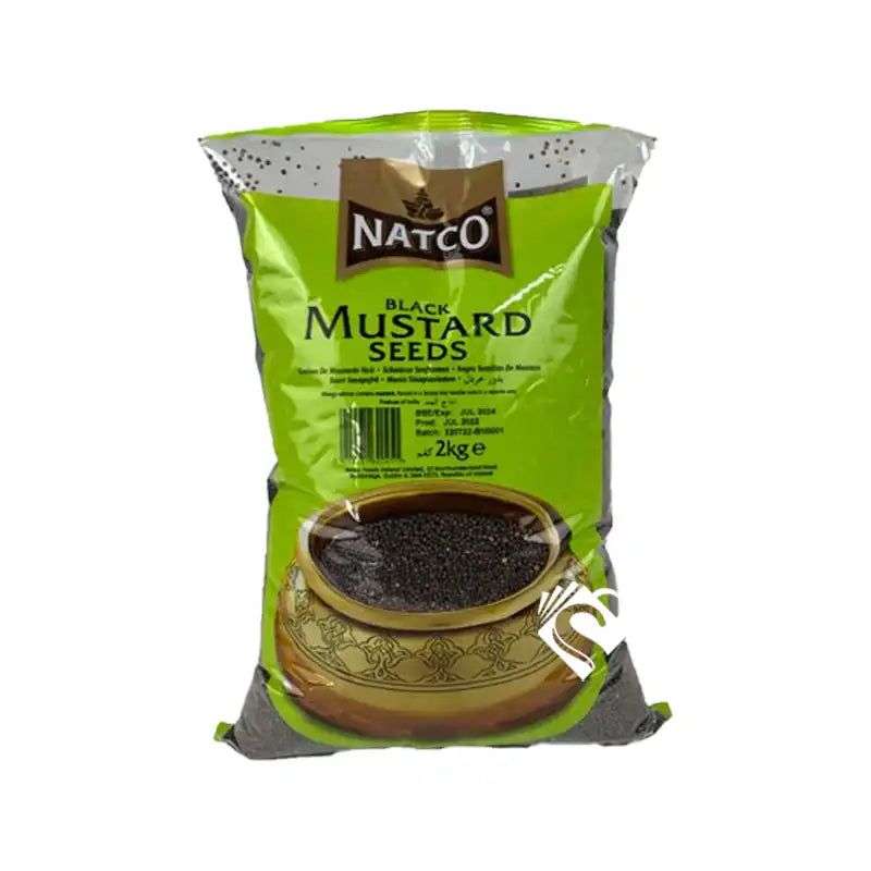 Natco Black Mustard Seeds 2kg^ - Shaalis.com