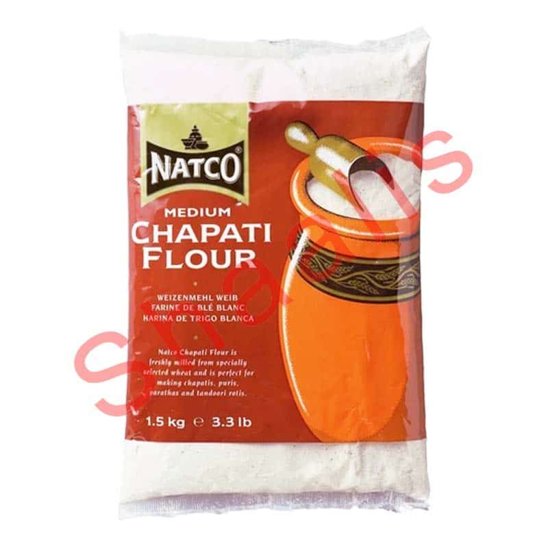 Natco Chapati Flour Medium 1.5 kg^ - Shaalis.com