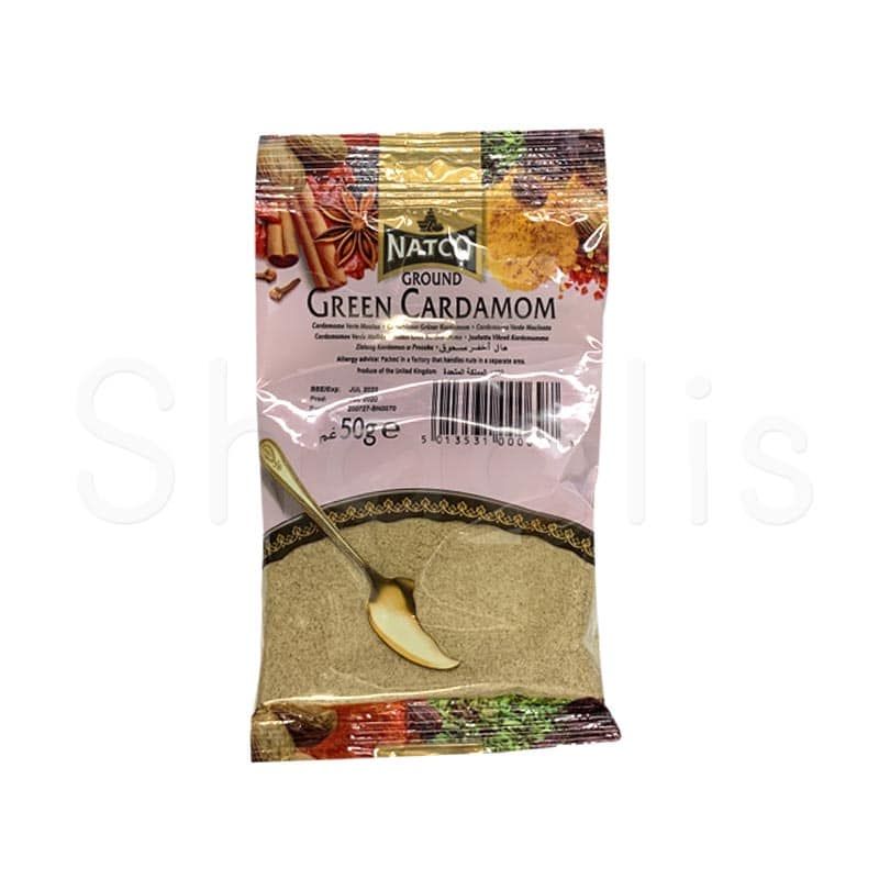 Natco Ground Green Cardomom (Powder) 50g^ - Shaalis.com