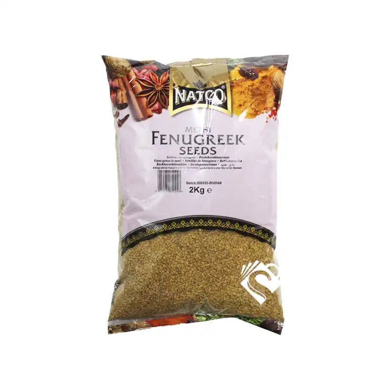 Natco Methi Fenugreek Seeds 2kg^ - Shaalis.com