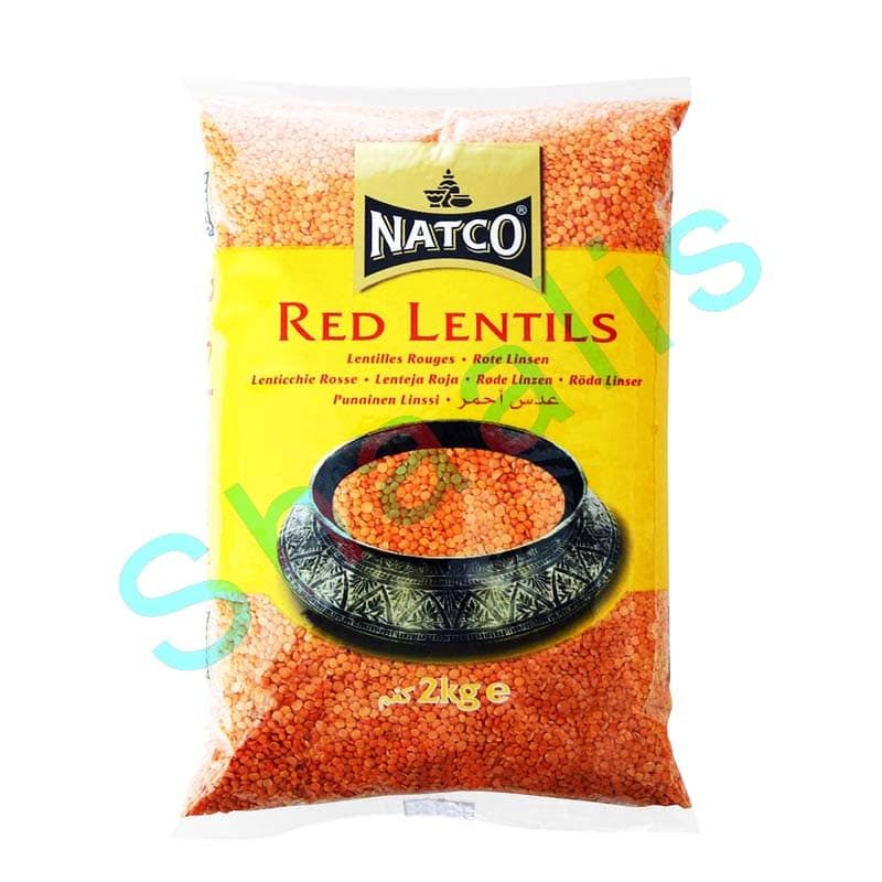 Natco Red lentils 2kg^ - Shaalis.com