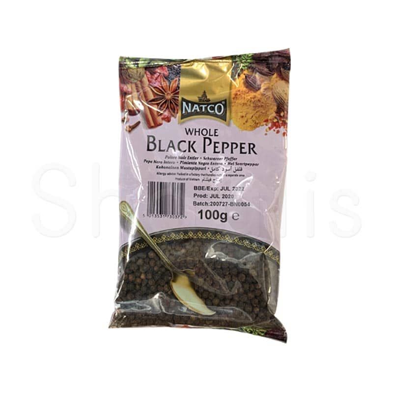 Natco Whole Black Pepper 100g^ - Shaalis.com