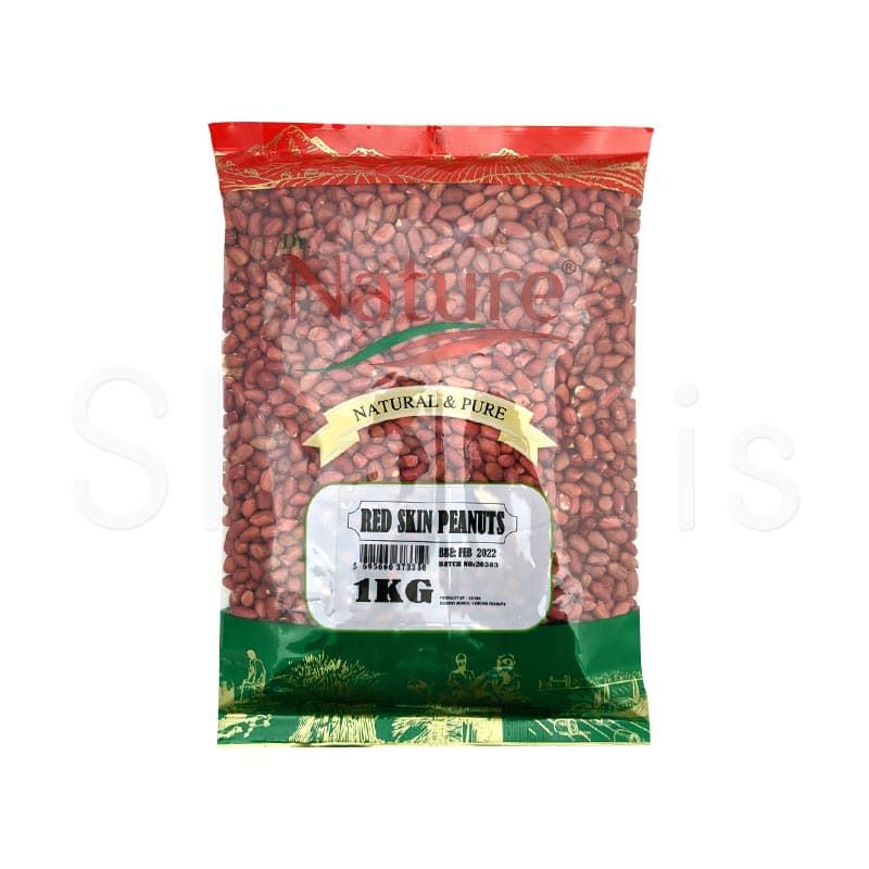 Nature Red Skin Peanuts 1kg^ - Shaalis.com