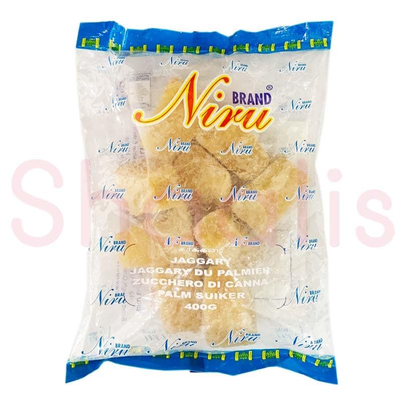 Niru Jaggery cube White 400g^ - Shaalis.com