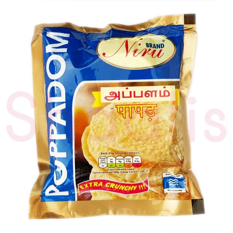 Niru Poppadom 150g (Big 5inch)^ - Shaalis.com