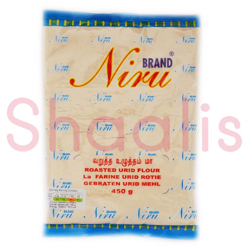 Niru Roasted Urid Flour 450g - Shaalis.com