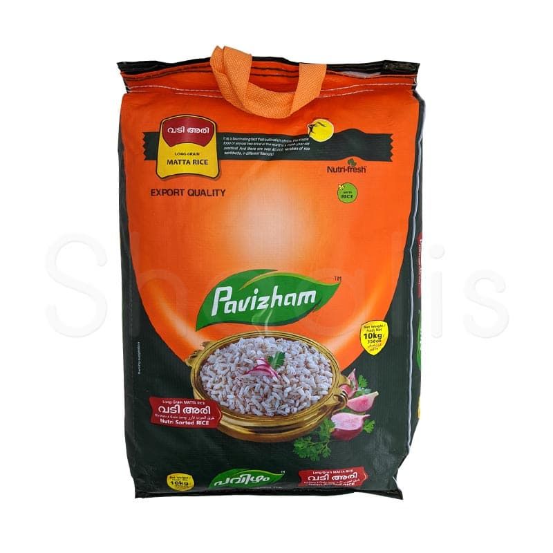 Pavizham Long Grain Matta Rice 10kg^ - Shaalis.com