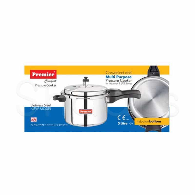 Premier Comfort Pressure Cooker 5 Litre - Shaalis.com