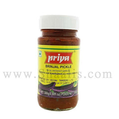 Priya Brinjal Pickle 300g - Shaalis.com