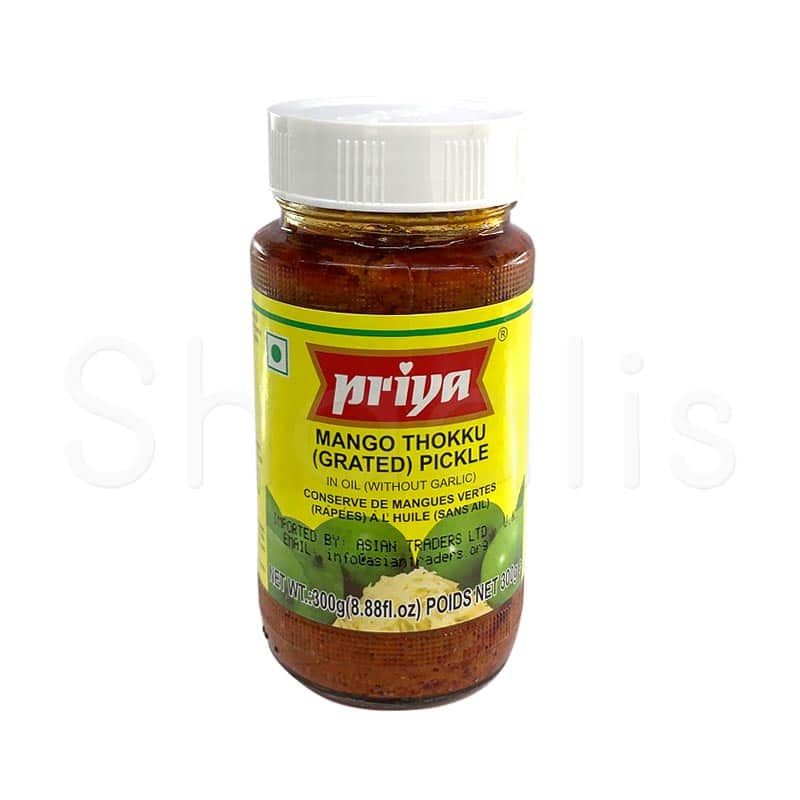 Priya  Mango Thokku (Grated) Pickle 300g^ - Shaalis.com