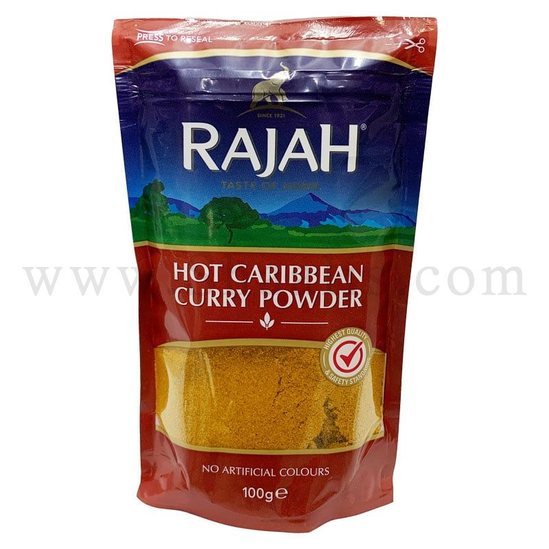 Rajah Hot Caribbean Curry Powder 100g^ - Shaalis.com