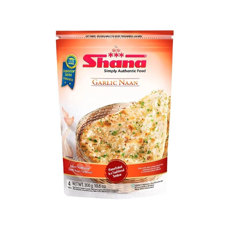 Shana Garlic Naan 300g^ - Shaalis.com