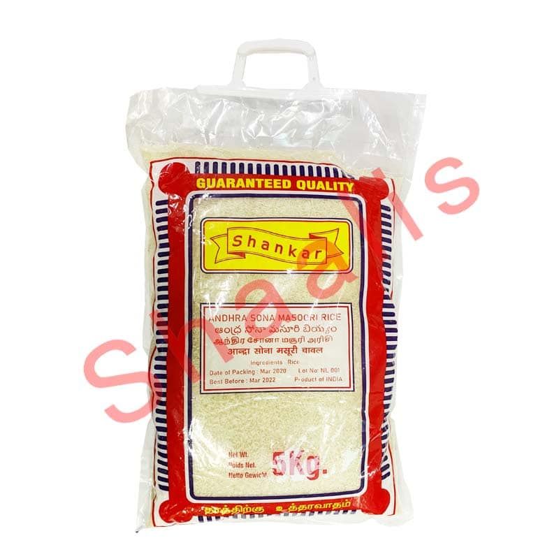 Shankar Andhra Sona masoori Rice 5Kg^ - Shaalis.com