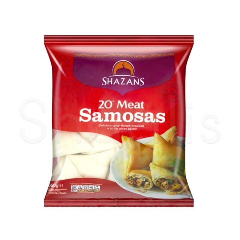 Shazans 20 Meat Samosas 550g^ - Shaalis.com