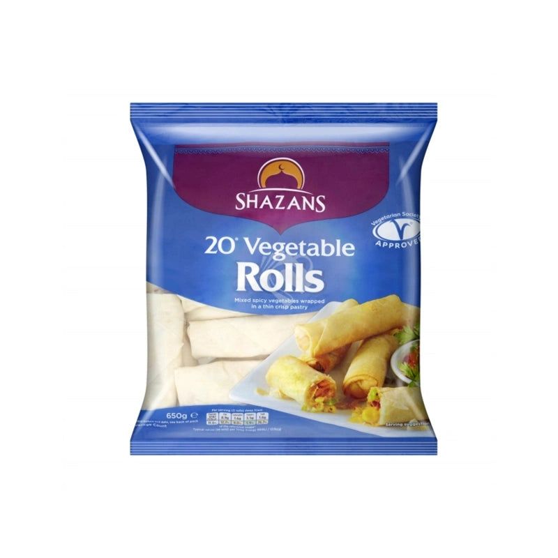 Shazans 20 Vegetable Rolls 650g^ - Shaalis.com