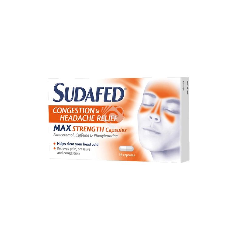 Sudafed Max Strengh Capsules^ - Shaalis.com