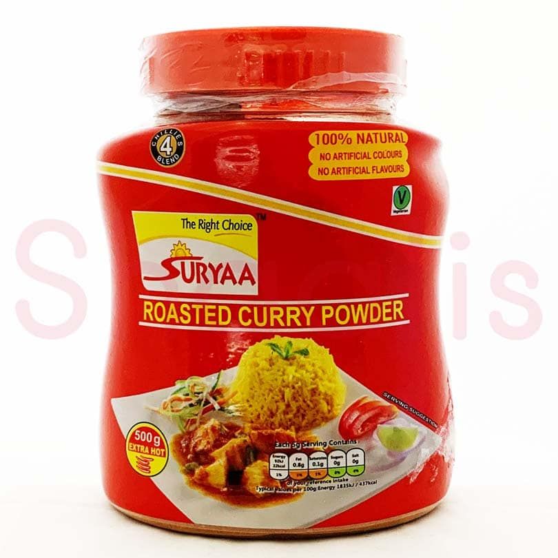 Suryaa Roasted Curry Powder (Extra Hot) 500g^ - Shaalis.com