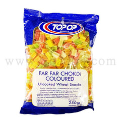 Top Op Far Far Chokdi Coloured Wheat Snacks 250g^ - Shaalis.com