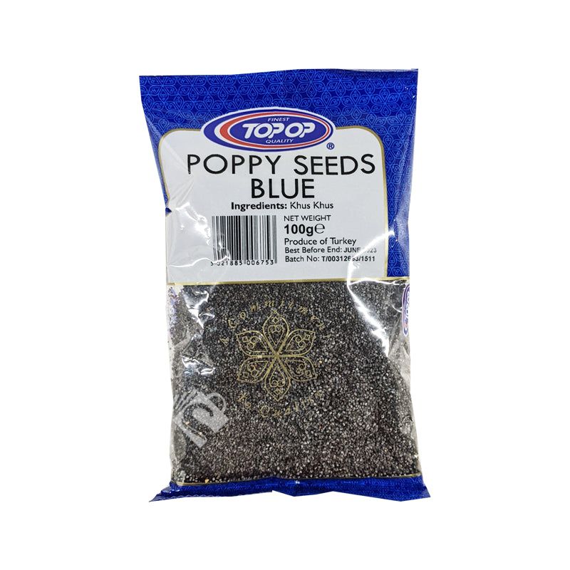 Top Op Poppy Seeds Blue 100g^ - Shaalis.com