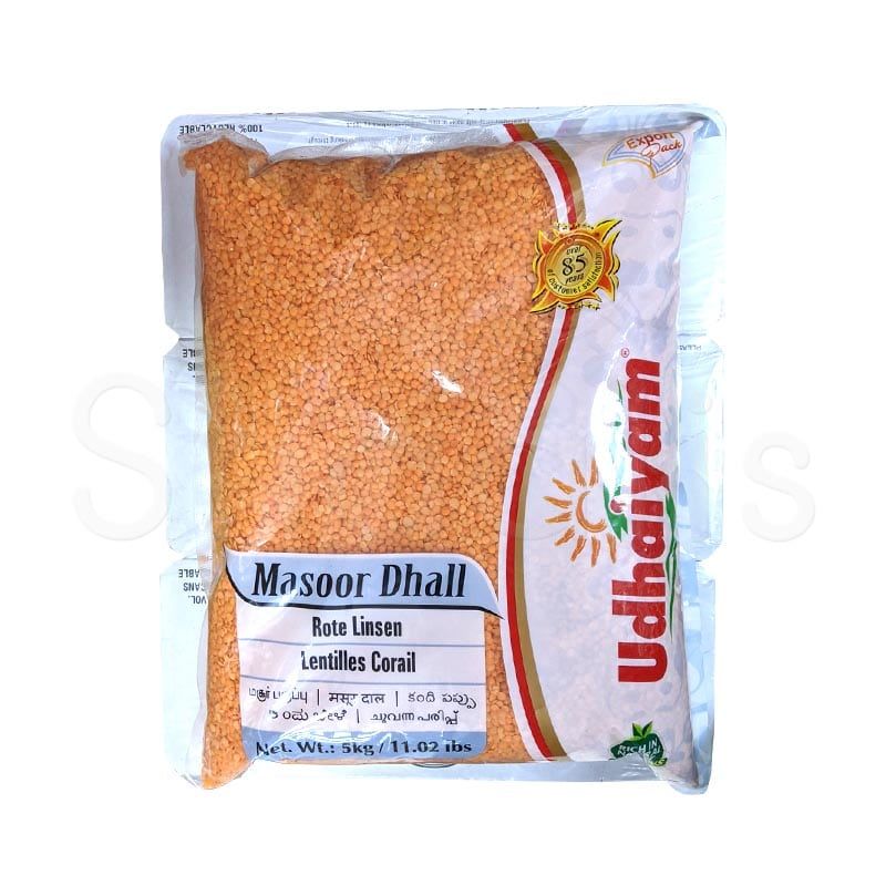 Udhaiyam Masoor Dhall 5kg^ - Shaalis.com