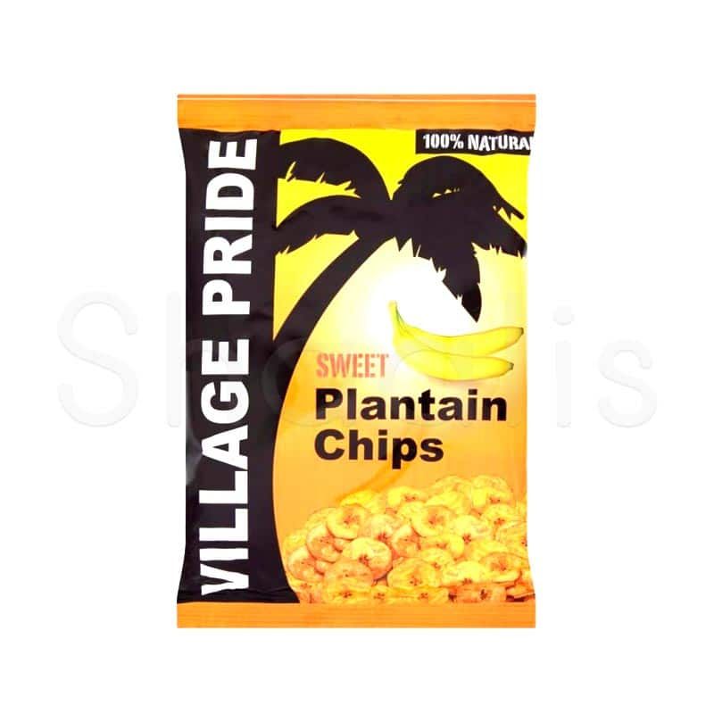 VILLAGE PRIDE SWEET PLANTAIN CHIPS 75G - Shaalis.com