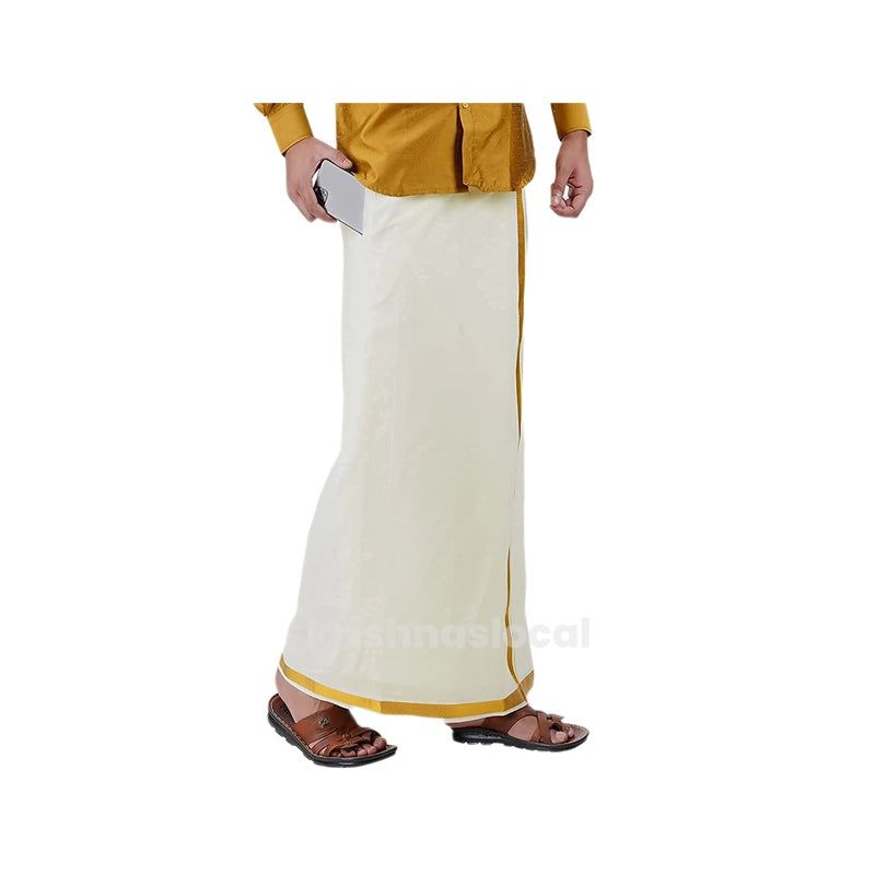 VIP Special Velcro with Pocket Silk Dhoti^ - Shaalis.com