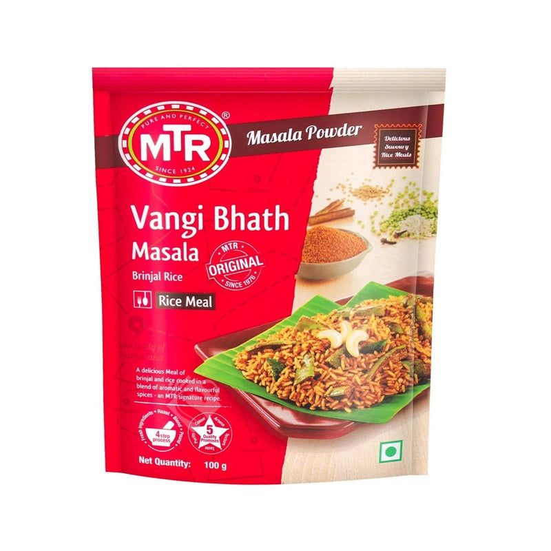 MTR Brinjal Rice/Vangi Bhath Powder 100g - Shaalis.com