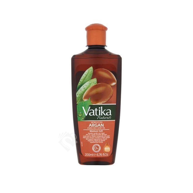 Vatika Argan Enriched Hair Oil 200ml - Shaalis.com