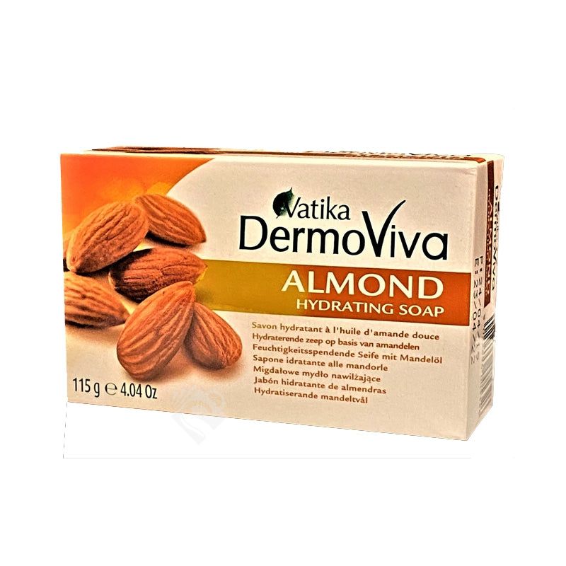 Vatika Dermoviva Almond Hydrating Soap 115g - Shaalis.com